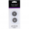 Trimits Rotary Cutter Blade Refill 28mm Tungsten Steel JE20A Pack of 2