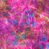 100% Cotton Batik Fabric John Louden Leaves Floral Temple Gardens 110cm Wide