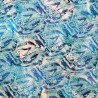 100% Cotton Batik Fabric John Louden Abstract Waves Lines Bell Street 110cm Wide