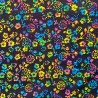100% Cotton Batik Fabric John Louden Rainbow Floral Geralds Close 110cm Wide