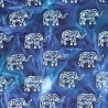 100% Cotton Batik Fabric John Louden Elephant Animal Depot Street 110cm Wide
