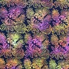100% Cotton Batik Fabric John Louden Rainbow Leaf Leaves Weaver Road 110cm Wide