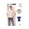 New Look Sewing Pattern N6753 Misses’ Easy To Sew Top With Sleeve Variations