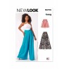 New Look Sewing Pattern N6756 Misses’ Easy To Sew Loose-Fit Shorts and Trousers