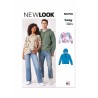 New Look Sewing Pattern N6759 Misses’ and Men’s Easy To Sew Sweatshirts