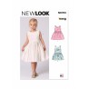 New Look Sewing Pattern N6763 Children’s Easy To Sew Sleeveless Lined Dress