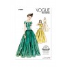 Vogue Patterns V2001 Misses’ Vintage Pattern 1941 One-Piece Long Length Dress
