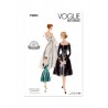 Vogue Patterns V2003 Misses’ Vintage Pattern 1959 One-Piece Dress and Petticoat
