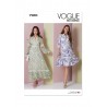 Vogue Patterns V2004 Misses’ Lined Dress With Raglan Sleeves in Two Lengths