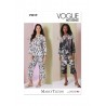 Vogue Patterns V2019 Misses’ Loose-Fit Lounge Sets Tops Trousers by Marcy Tilton