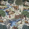 Tapestry Fabric Woodland Forest Deer Creek Upholstery Furniture 140cm Wide