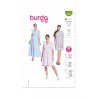 Burda Style Pattern 5803 Easy-To-Sew Pull-On Summer Dresses With Wrap-Effect