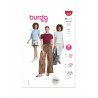 Burda Style Pattern 5809 Misses’ Easy To Sew Pull-On Semi-Fitted Tee-Shirt