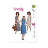 Burda Style Pattern 5810 Misses’ Easy-To-Sew Dresses With Gathered Necklines