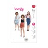 Burda Style Pattern 5811 Misses’ Pull-On Slim Skirts With Elasticated Waists