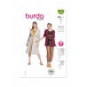 Burda Style Pattern 5818 Misses’ Dress Or Tee-Shirt Top With Two-Piece Effect
