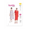 Burda Style Pattern 5820 Misses’ Semi-Fitted Dresses With Fitted Waist And Yoke