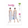 Burda Style Pattern 5821 Misses’ Semi-Fitted Dresses With Empire Waistlines