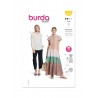 Burda Style Pattern 5823 Misses’ Easy-To-Sew Maxi Dress and Long Sleeved Blouse