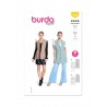 Burda Style Pattern 5827 Misses’ Lined Waistcoats With Lapel And Front Buttons