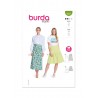 Burda Style Pattern 5837 Misses’ Easy-To-Sew Skirts With Zip Fastening To Side