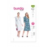 Burda Style Pattern 5838 Misses’ Knee Length Dresses With Cross-Bodice Detail