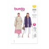 Burda Style Pattern 5840 Misses’ Three-Quarter Length Trench Coat & Lined Gilet
