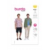 Burda Style Pattern 5842 Men’s Casual Buttoned Shirt Or Jacket With Collar