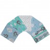 SALE 100% Cotton Fabric 5 x Fat Quarter Bundle Cutest Little Elephant Cute Blue