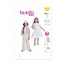 Burda Style Pattern 9225 Children’s Jacket With Picture Collar and Tiered Dress