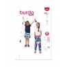 Burda Style Pattern 9228 Children’s Pull-On Trousers or Shorts Elasticated Waist