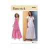 Butterick Sewing Pattern B6983 Misses’ Tiered Hem Dresses or Day Coverup