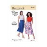 Butterick Sewing Pattern B6986 Misses’ Vintage 1970’s Wrap-and-Go Flared Skirt