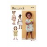 Butterick Sewing Pattern B6987 Toddlers’ Easy-To-Sew Dresses and Rompers