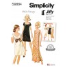 Simplicity Sewing Pattern S9884 Misses’ Vintage 1960s Jiffy Dress in Two Lengths