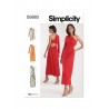 Simplicity Sewing Pattern S9885 Misses’ One Shoulder Knit Dress in Three Lengths