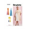 Simplicity Sewing Pattern S9887 Women’s Fitted Dress with Length Variations