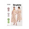 Simplicity Sewing Pattern S9888 Misses’ Relaxed-Fit Elasticated Waist Shirtdress