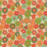 Polycotton Fabric Crazy Daisies Flower Floral Keesey Street