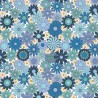 Polycotton Fabric Crazy Daisies Flower Floral Keesey Street