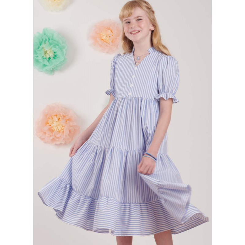 Simplicity Sewing Pattern S9900 Children’s Dress with Sleeve & Length ...