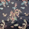 Brocade Fabric Chinese Dragon Embroidered Silky Satin 100% Polyester 114cm Wide
