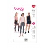 Burda Style Sewing Pattern 5850 Misses’ Leggings In Three Lengths Very Easy