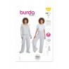 Burda Style Sewing Pattern 5853 Misses’ Oversized Pull-On Top and Jogger Bottoms