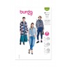 Burda Style Sewing Pattern 5855 Misses’ Casual Slip-On Jackets & Coats Very Easy