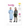 Burda Style Sewing Pattern 5860 Misses’ Unlined Double-Breasted Jacket & Coat