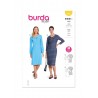 Burda Style Sewing Pattern 5861 Misses’ Figure-Fitting Dresses With Knot Detail