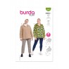 Burda Style Sewing Pattern 5881 Misses’ Casual Slip On Jacket Tops Optional Hood