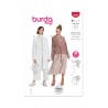 Burda Style Sewing Pattern 5883 Misses’ Cardigan-Style Jackets & Coats Very Easy