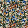 Cotton Jersey Fabric Floral Flowers Tropical Gayton Close Elastane Stretch